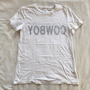 reverse cowboy tee shirt 